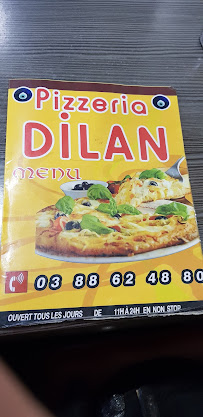 Pizzeria Pizzeria Dilan à Bischheim (la carte)