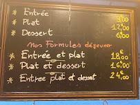 Restaurant italien Sapori D'Italia à Paris (le menu)