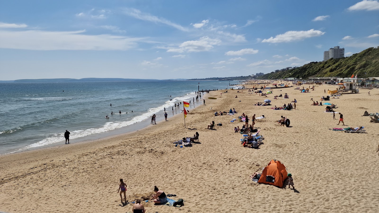 Photo of Bournemouth Beach with long straight shore