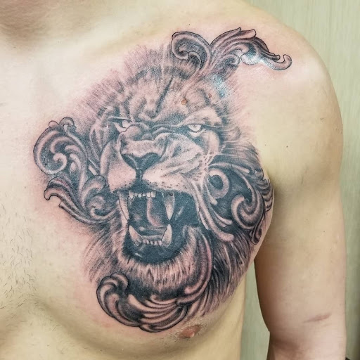 Explore star of david tattoo ideas, creative tattoo ideas in Spartanburg, available at The Gallery Tattoo Shop Spartanburg