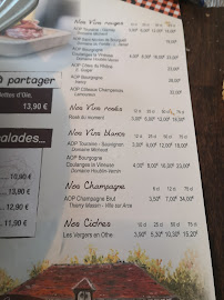 Restaurant français Restaurant le Petit Champenois à Lusigny-sur-Barse (le menu)