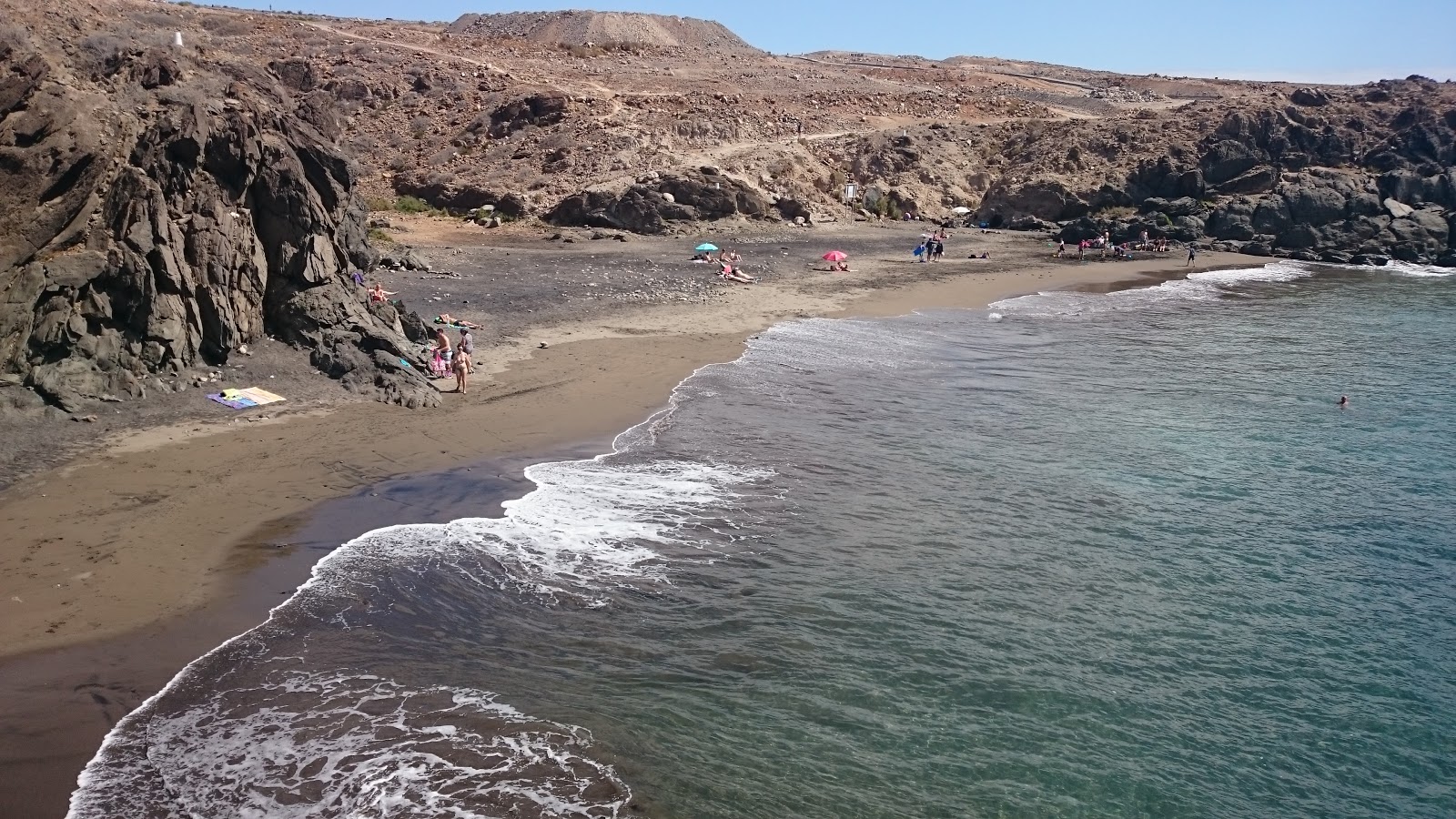 Valokuva Playa Mujeresista. pinnalla kirkas hiekka:n kanssa