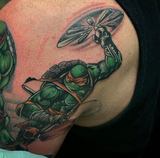 Explore maple leaf tattoo ideas, creative tattoo ideas in Puyallup, available at Get Right Studios