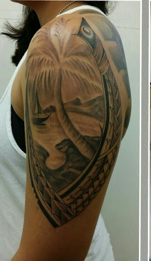 Explore sunflower tattoo idea, creative tattoo ideas in Waipahu, available at Hiwa Tattoo