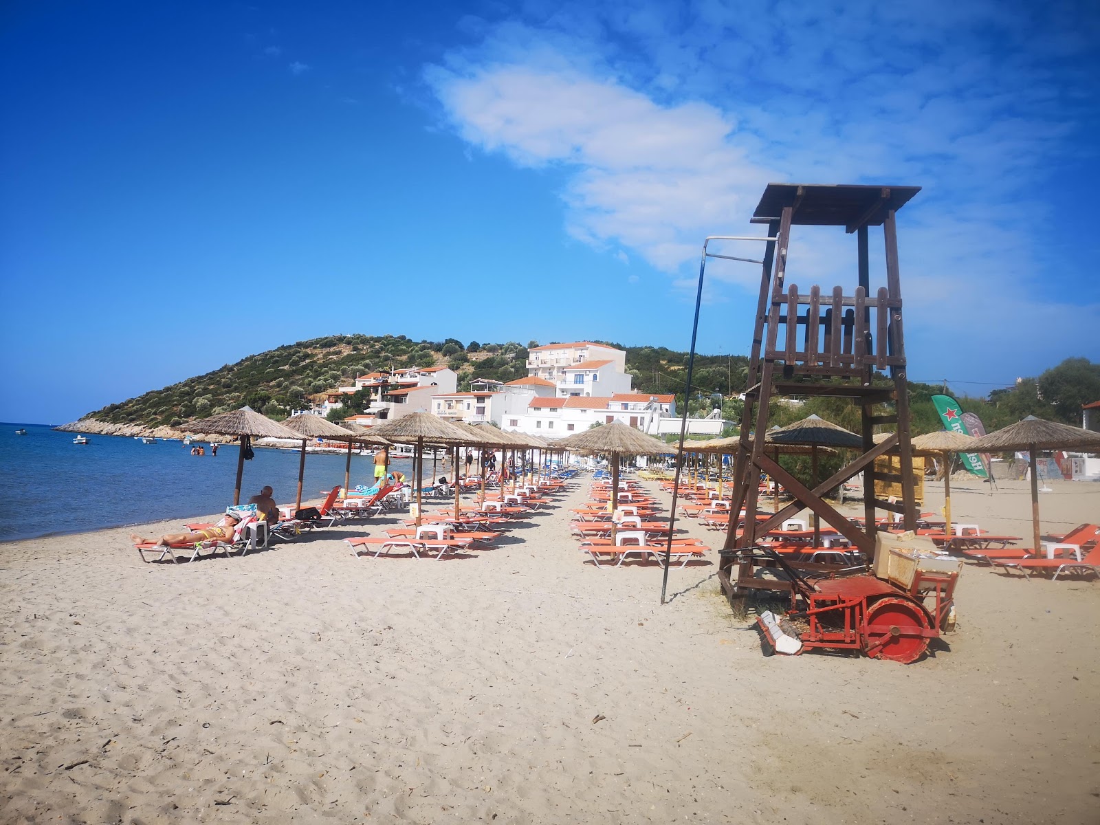 Foto de Psili Ammos beach - recomendado para viajantes em família com crianças