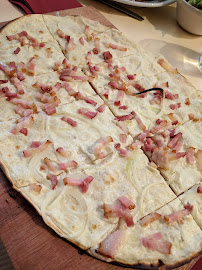 Tarte flambée du Restaurant de spécialités alsaciennes Zuem Strissel à Strasbourg - n°9