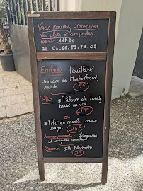 Restaurant français Ever'in à Nîmes (le menu)