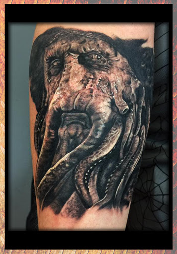 Explore grumpy tattoo ideas, creative tattoo ideas in Columbus, available at Eternal Tattoo & Body Piercing - Columbus