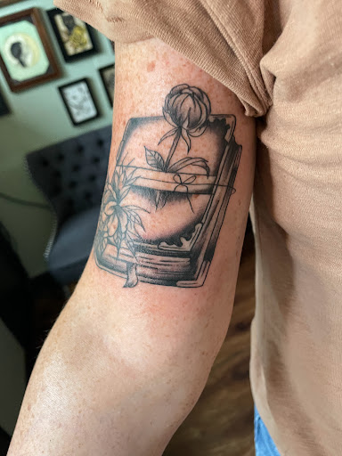 Explore heart tattoo ideas for men, creative tattoo ideas in Lawrence, available at Standard Electric Tattooing