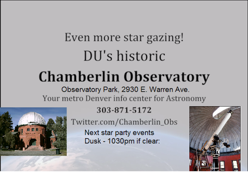 Observatory «Chamberlin Observatory», reviews and photos, 2930 E Warren Ave, Denver, CO 80210, USA