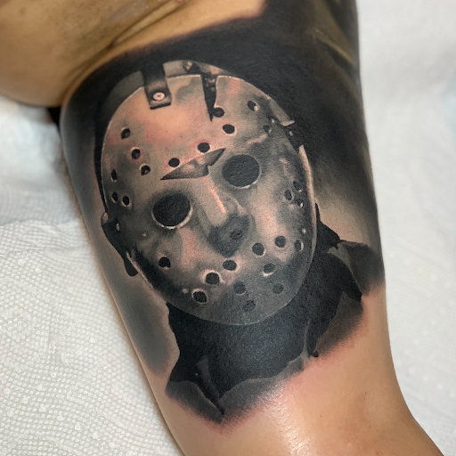 Explore family names tattoo ideas for guys, creative tattoo ideas in Senoia, available at Messenger Tattoo Studio