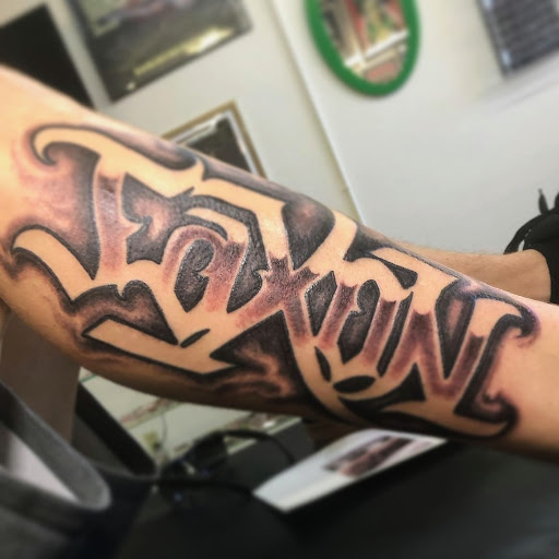 Explore iron giant tattoo ideas, creative tattoo ideas in Redding, available at Caddy Daddys