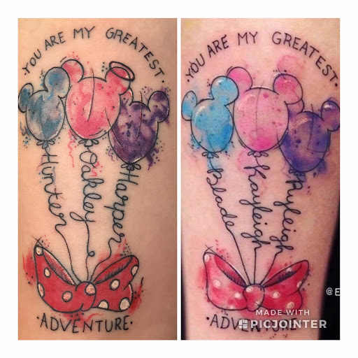 Explore 1995 tattoo ideas, creative tattoo ideas in Williamsburg, available at Relentless Ink