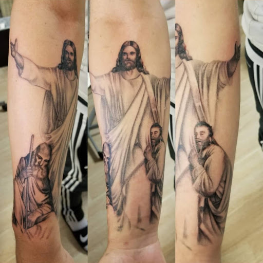 Explore genesis tattoo ideas, creative tattoo ideas in Kissimmee, available at Precision Ink Tattoo Company