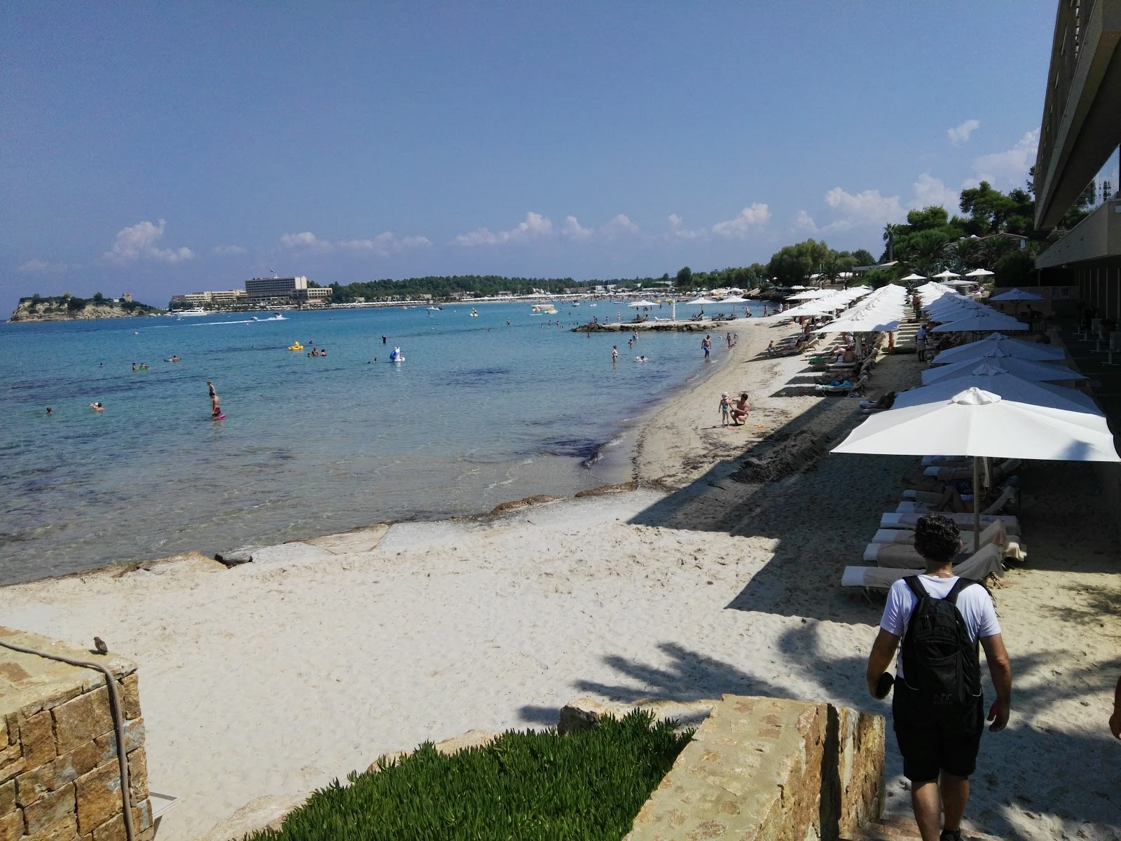 Photo of Sani beach III - popular place among relax connoisseurs
