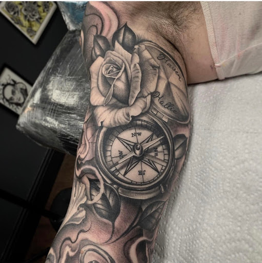 Explore tattoo ideas for deceased mom, creative tattoo ideas in Spokane, available at Anchored Art Tattoo