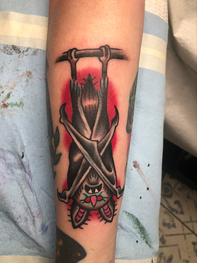 Explore gambling tattoo ideas, creative tattoo ideas in Jacksonville, available at Electric Legacy Tattoo