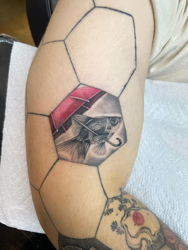 Explore black bear tattoo ideas, creative tattoo ideas in Fort Wayne, available at InkoFriendly Tattoos