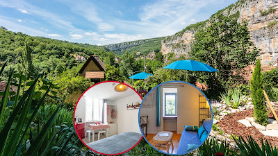 Gîtes Un Jardin dans la Falaise - Cabrerets (proche Saint Cirq Lapopie) à Cabrerets