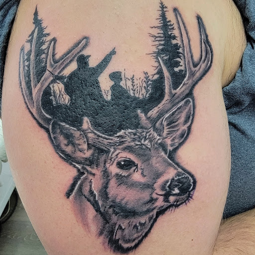 Explore tattoo ideas line work, creative tattoo ideas in Shelbyville, available at The Copper Phoenix