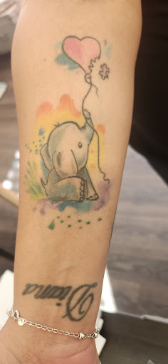 Explore strawberry shortcake tattoo ideas, creative tattoo ideas in Mount Airy, available at Gypsy Moon Tattoo Studio