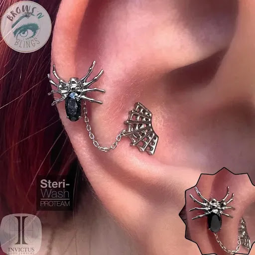Explore owl tattoo ideas for females, creative tattoo ideas in Bellefonte, available at Hocus PokeUs Piercing Studio (formally Brows n Blings)