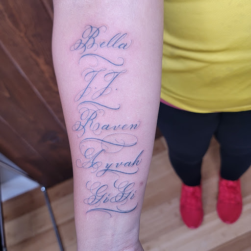 Explore logger tattoo ideas, creative tattoo ideas in Easton, available at Famous Tattoo Works