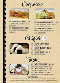 Menu du Ristorante Chinese Giapponese Hong Kong à Chieti