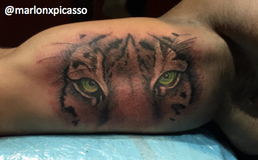 Explore maryland flag tattoo ideas, creative tattoo ideas in Atlanta, available at Empyrean Tattoo Studio