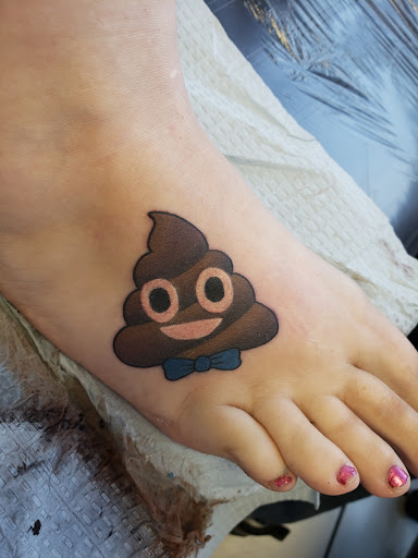 Explore train tattoo ideas, creative tattoo ideas in Toledo, available at Steel Addictions