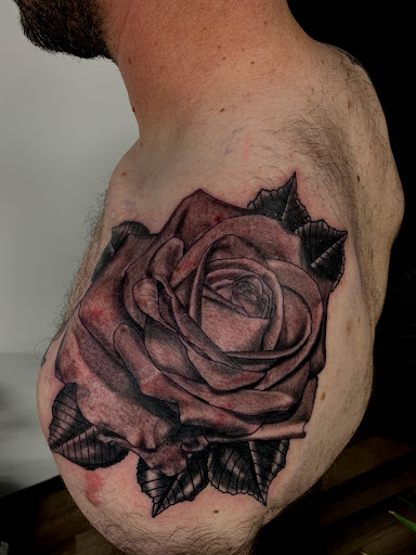 Explore half and half tattoo ideas, creative tattoo ideas in Mount Clemens, available at Hand & Heart Tattoo