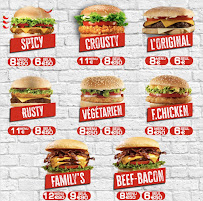 Menu / carte de Family's Burger à Arbent