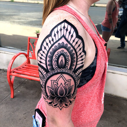 Explore tattoo ideas for collarbone, creative tattoo ideas in San Angelo, available at Good Vibes Only Tattoo Studio