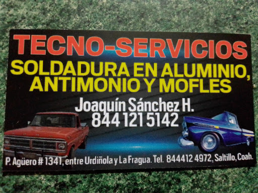 Taller de soldadura en aluminio Tecno Servicios