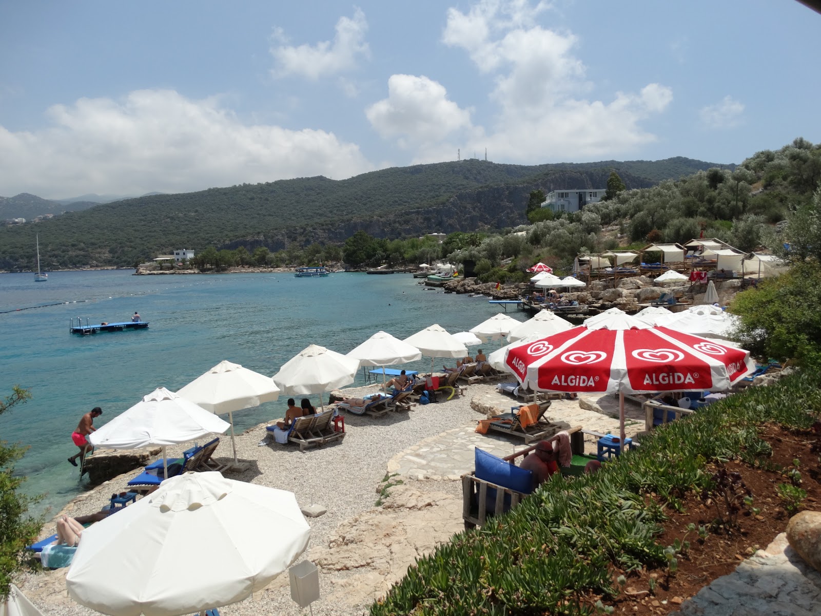 Photo of Bilal's Beach and the settlement