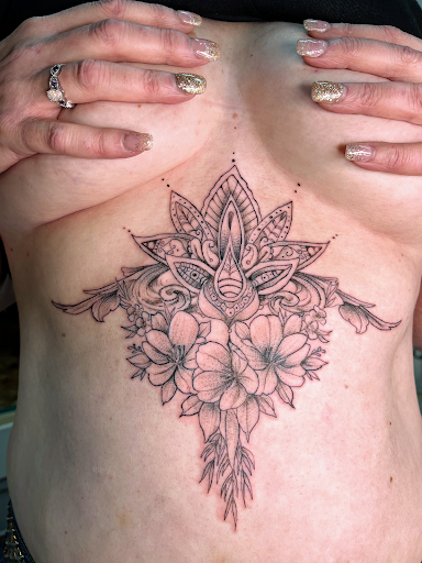 Explore henna tattoo ideas for men, creative tattoo ideas in Vancouver, available at Sacred Yeti Tattoos