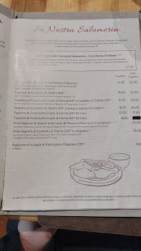 Parma Menù - Hostaria delle Terre Verdiane à Fidenza menu