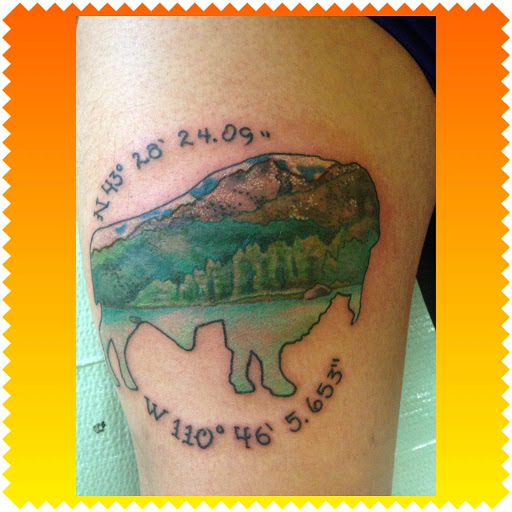 Explore rip cross tattoo ideas, creative tattoo ideas in Cheyenne, available at The T.R.I.B.E. Zoo, LLC Tattoo