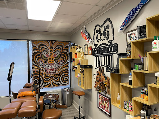 Explore cute bear tattoos ideas, creative tattoo ideas in Norcross, available at Brotherhood Tattoo