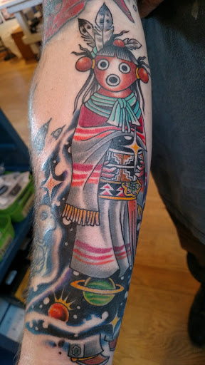 Explore dog tattoo ideas for guys, creative tattoo ideas in Taos, available at Magical Tattoo