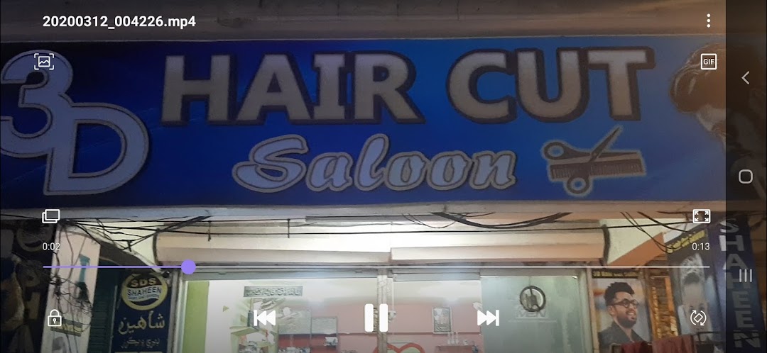 3D Haircuts Salon,Qasimabad