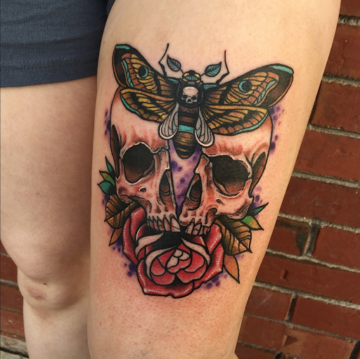 Explore font tattoo ideas, creative tattoo ideas in Hamden, available at Burning Hearts Tattoo Co.