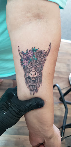 Explore space tattoos ideas, creative tattoo ideas in Cornelia, available at Prismatic Pulse Tattoo