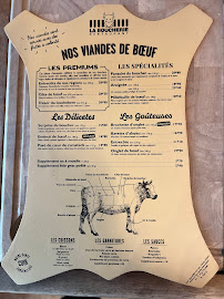 Carte du Restaurant La Boucherie à Les Ulis