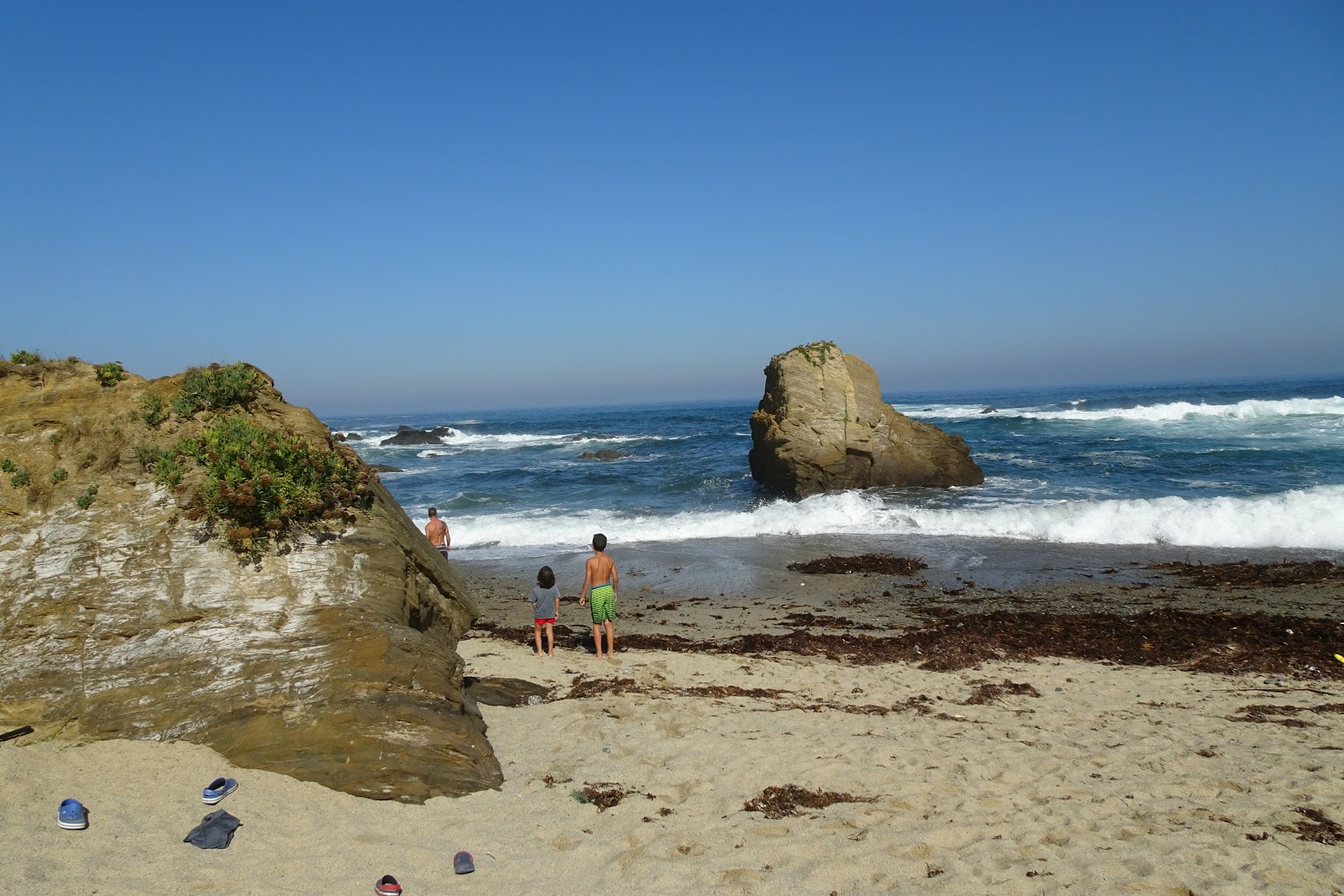 Praia de Ponzos'in fotoğrafı turkuaz su yüzey ile