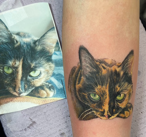 Explore rainbow tattoo ideas, creative tattoo ideas in East Providence, available at Shrine Tattoo Studio
