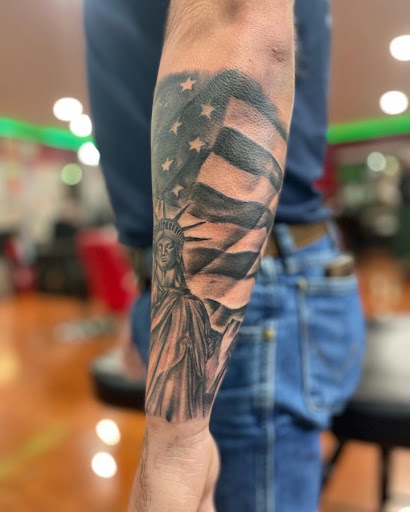 Explore compass tattoo ideas for guys, creative tattoo ideas in Coeur D Alene, available at Jojos Tattoo & Body Piercing