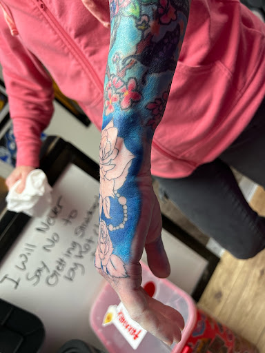 Explore flatline tattoo ideas, creative tattoo ideas in Jefferson, available at Slammin Ink Tattoo