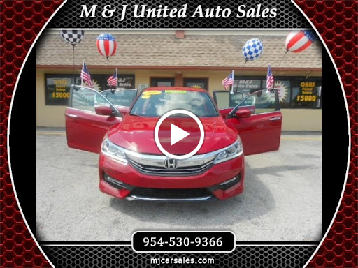 Used Car Dealer «M&J United Auto Sales», reviews and photos, 3511 NW 19th St, Lauderdale Lakes, FL 33311, USA