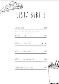 Menu / carte de Pizzadilly Circus à Monza